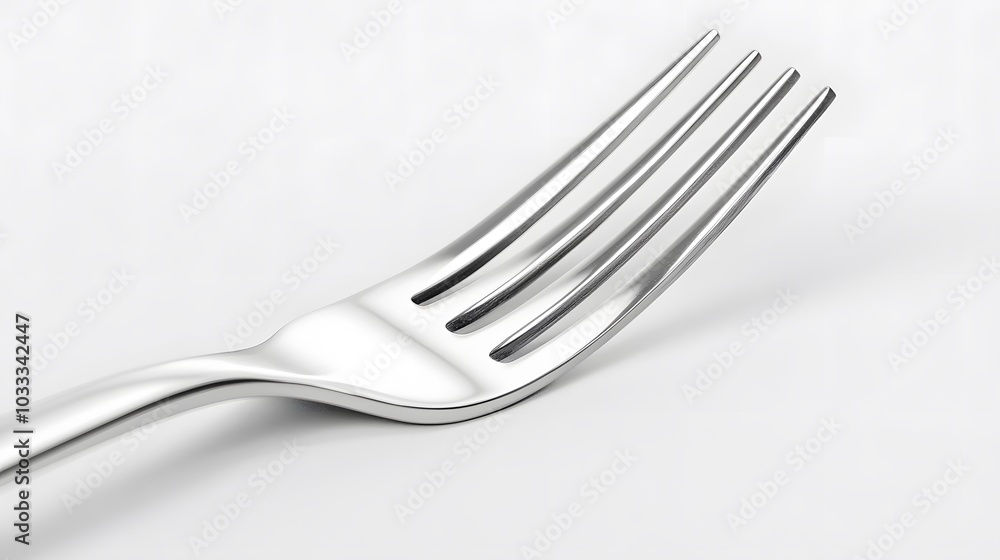 Stainless steel fork isolated on white background. Stainless steel fork isolated on white background.