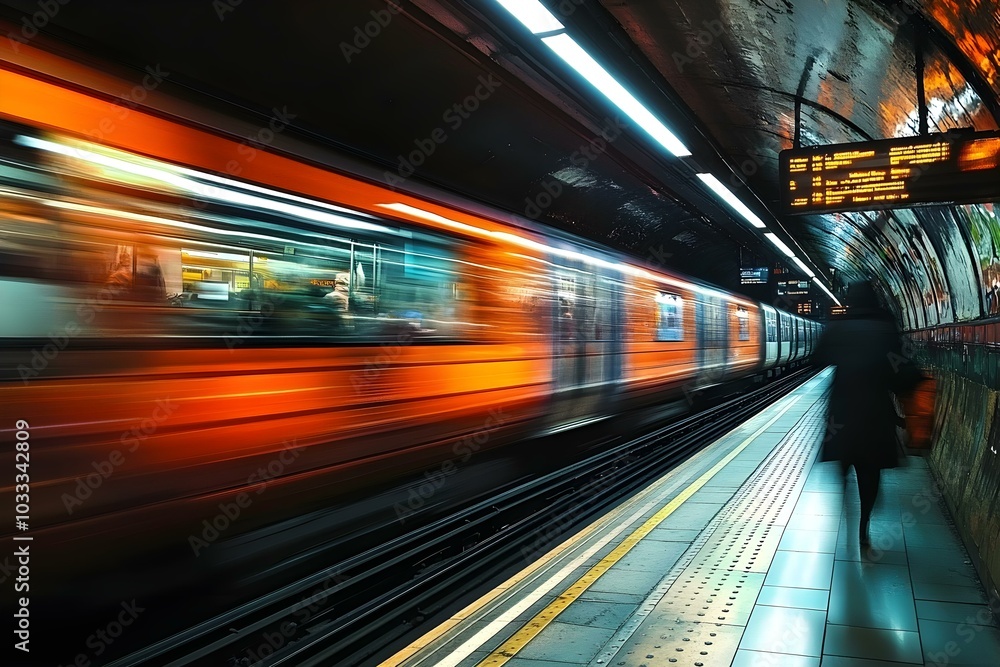 Dynamic Subway Scene Capturing a Train in Motion Dynamic Subway Scene Capturing a Train in Motion