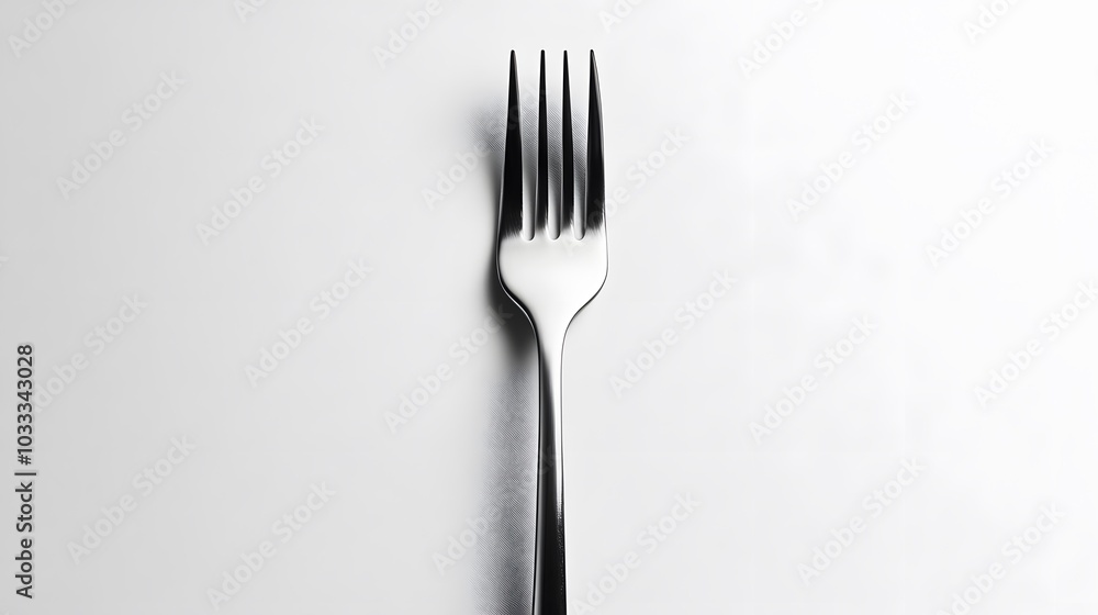 Stainless steel fork isolated on white background. Stainless steel fork isolated on white background.