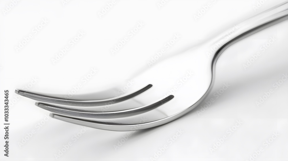 Stainless steel fork isolated on white background. Stainless steel fork isolated on white background.