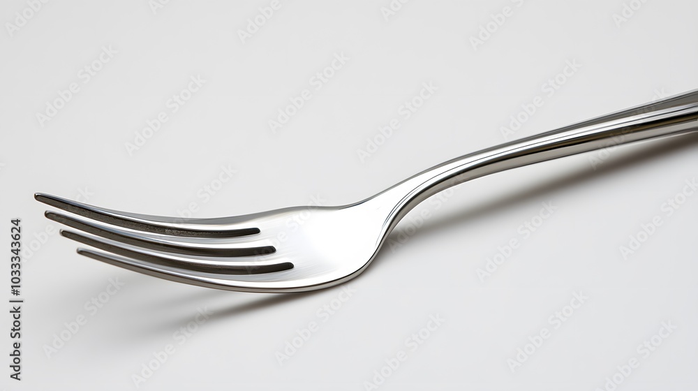 Stainless steel fork isolated on white background. Stainless steel fork isolated on white background.