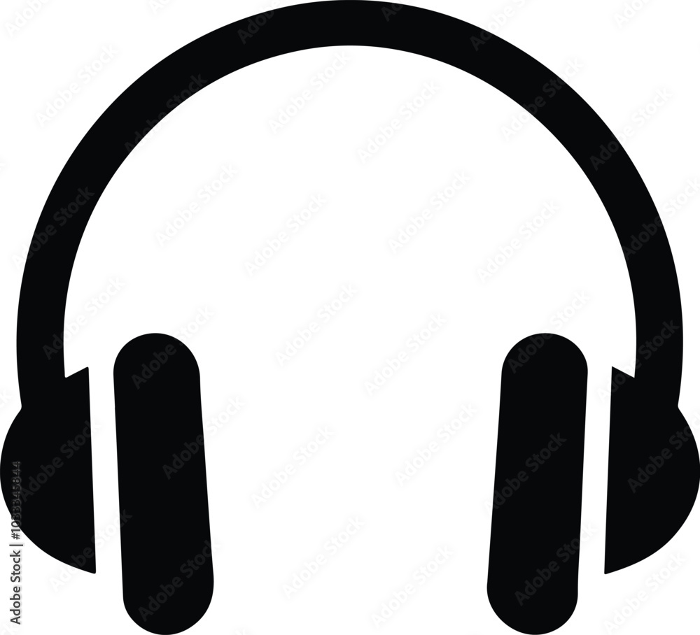 headfone black vector headfone black vector