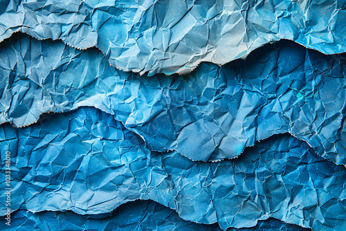Wallpaper Mural Photo of Blue paper texture background with copy space, Torontodigital.ca