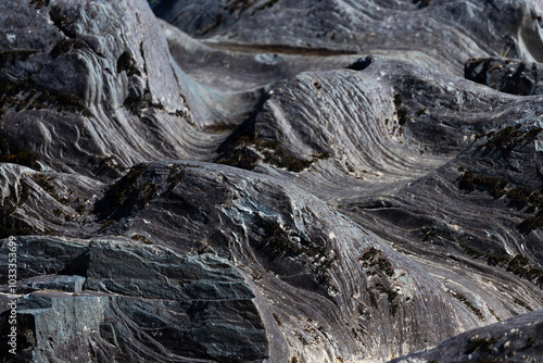 rock structure. stone waves texture.