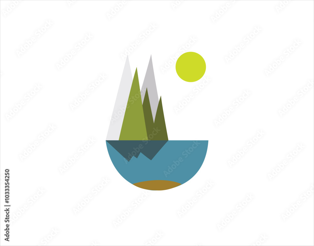 Abstract Vector ,Nature Scene Abstract Vector ,Nature Scene