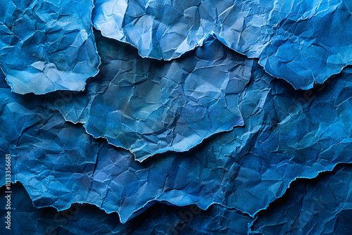 Wallpaper Mural Blue paper background, blue color, texture, copy space, Torontodigital.ca