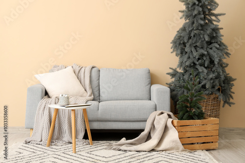 Comfortable sofa and Christ...