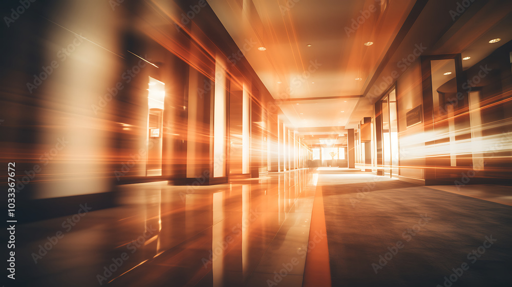 vibrant hotel interior with abstract blur effects creates dynamic atmosphere vibrant hotel interior with abstract blur effects creates dynamic atmosphere