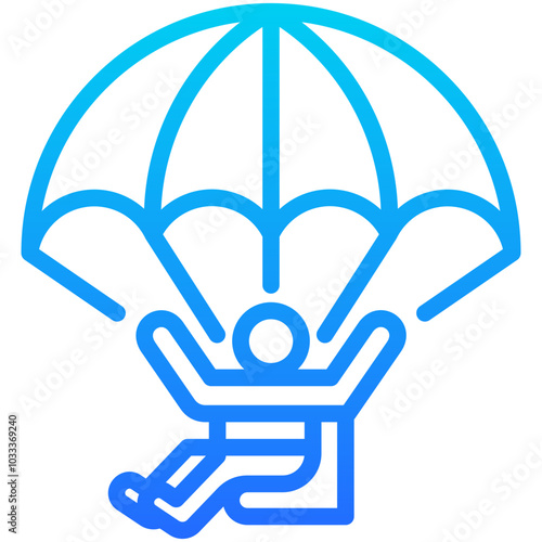 Paragliding Icon