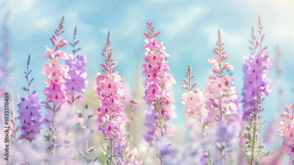 Pink blossoms on branches under soft sunlight creating a dreamy spring scene Pink blossoms on branches under soft sunlight creating a dreamy spring scene