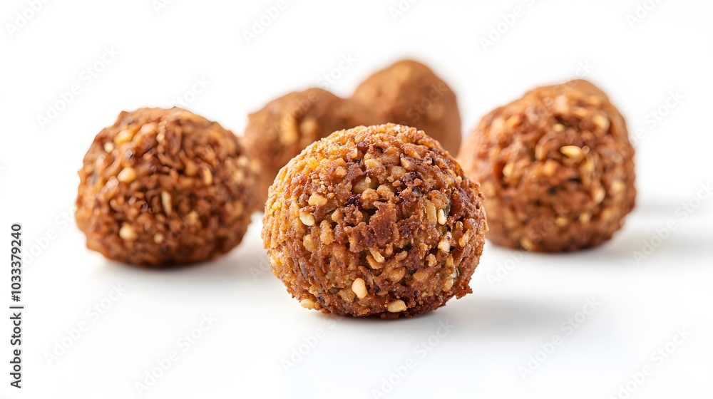 Tasty falafel balls on white background. Tasty falafel balls on white background.