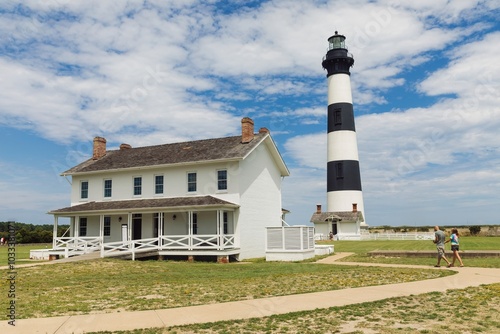 Bodie Island Lighthouse, Nags Head in the Outer Banks, North Carolina, United States. photo