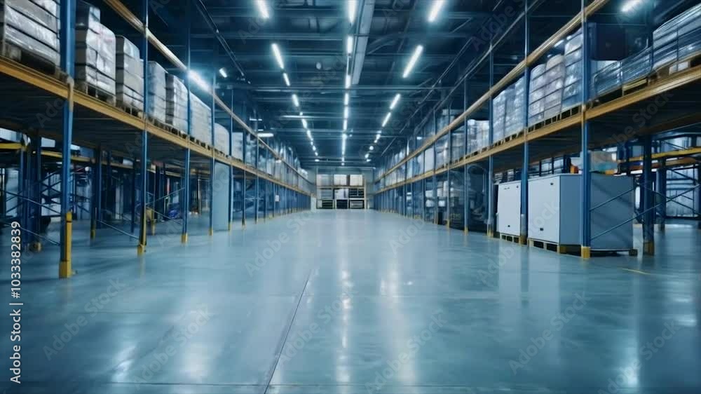 Very large and spacious empty warehouse space Very large and spacious empty warehouse space