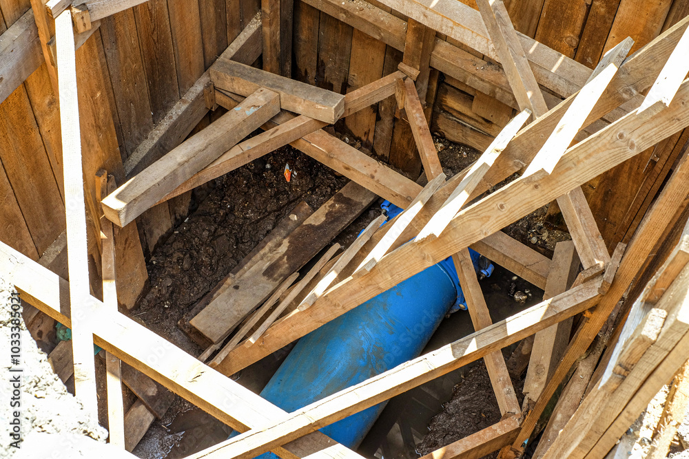 rehabilitation of the city's water supply system, restoration of the old water transport pipeline rehabilitation of the city's water supply system, restoration of the old water transport pipeline