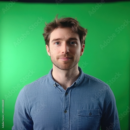 Video creator with green screen