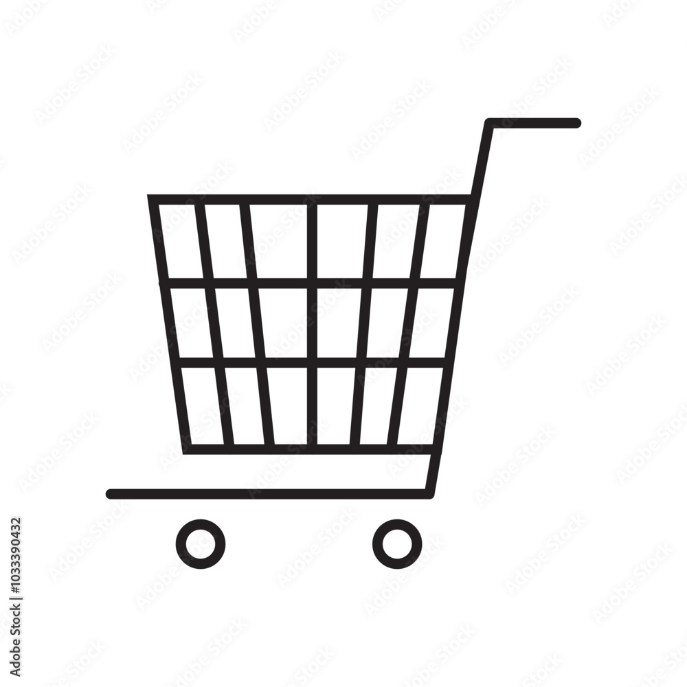 Shopping basket vector icons. Shopping basket vector icons.
