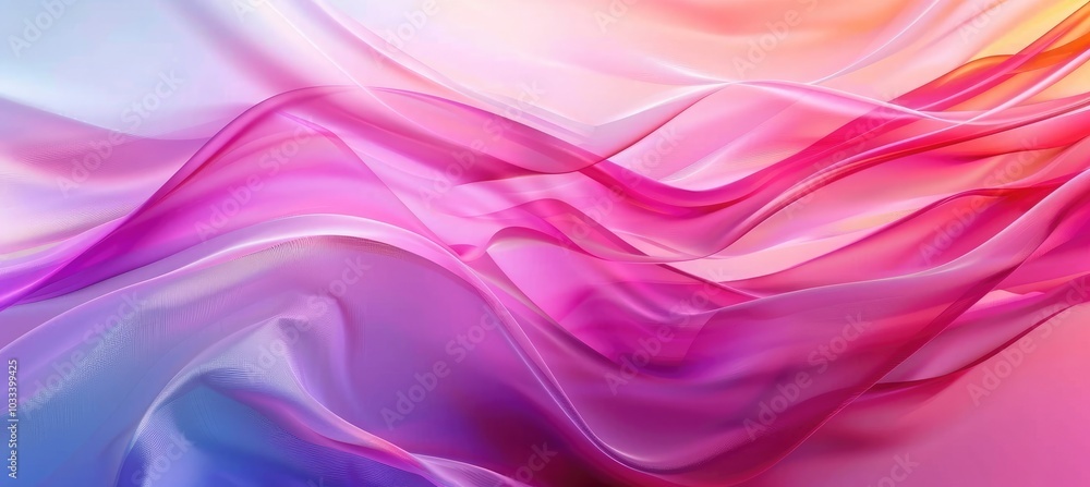 Abstract background with colorful wavy shapes, soft curves, and gradient colors Abstract background with colorful wavy shapes, soft curves, and gradient colors