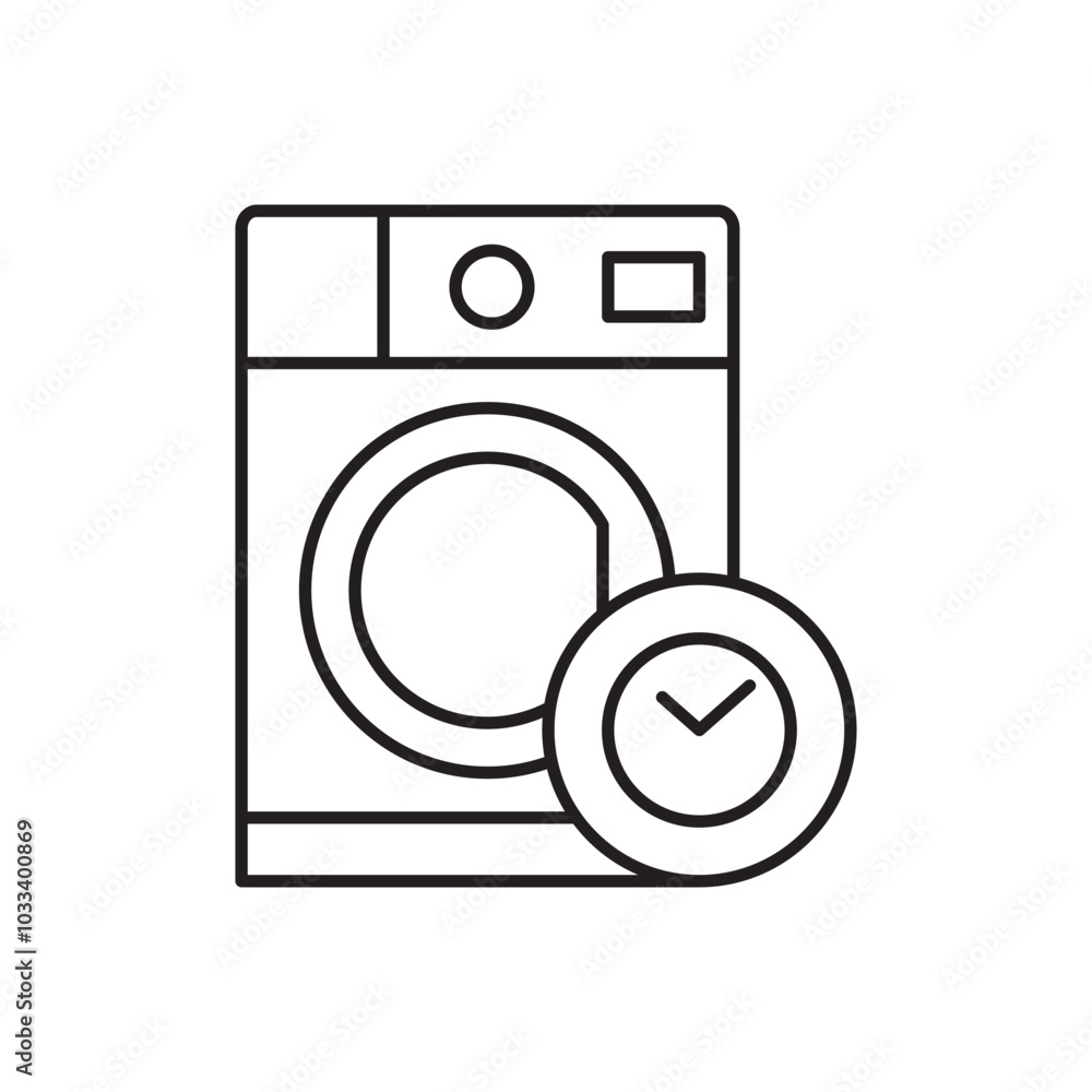 washing machine icon sign vector washing machine icon sign vector