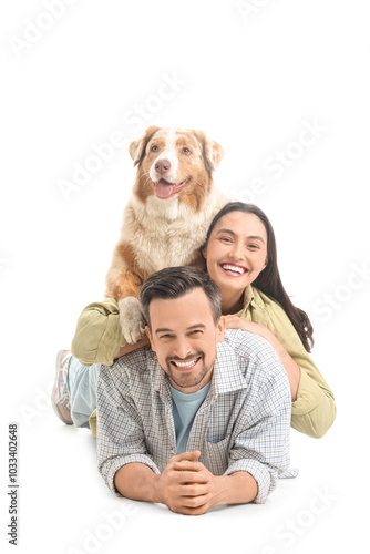 Young couple with Australia...