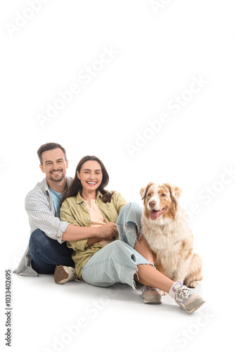 Young couple with Australia...