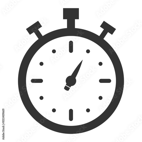 stopwatch glyph icon