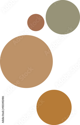 boho shape illustration vector element	