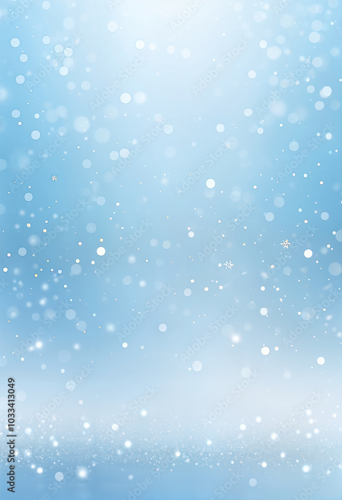 light blue gradient winter background with snowflakes light blue gradient winter background with snowflakes
