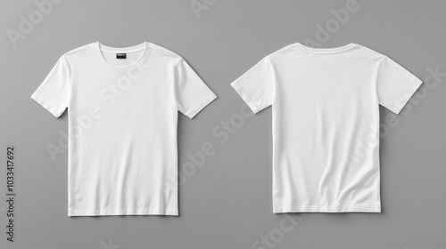 Blank White T-Shirt Mockup