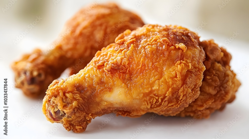 Fry chicken isolated in white background. Fry chicken isolated in white background.