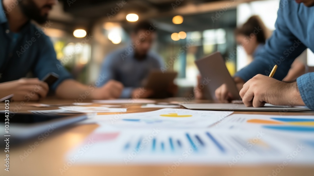 Business Meeting: Team Collaboration and Data Analysis Business Meeting: Team Collaboration and Data Analysis
