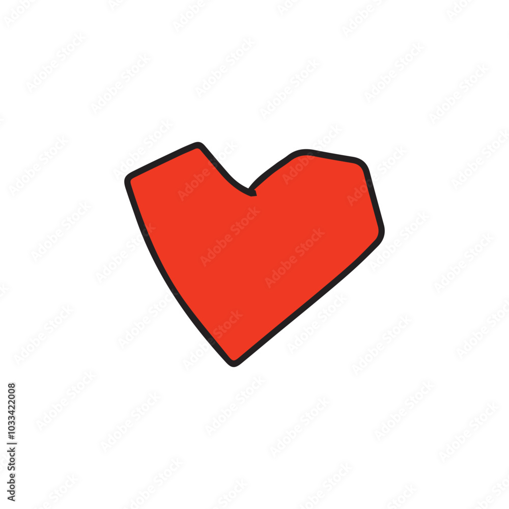 set of popular doodle heart isolated on white background design set of popular doodle heart isolated on white background design