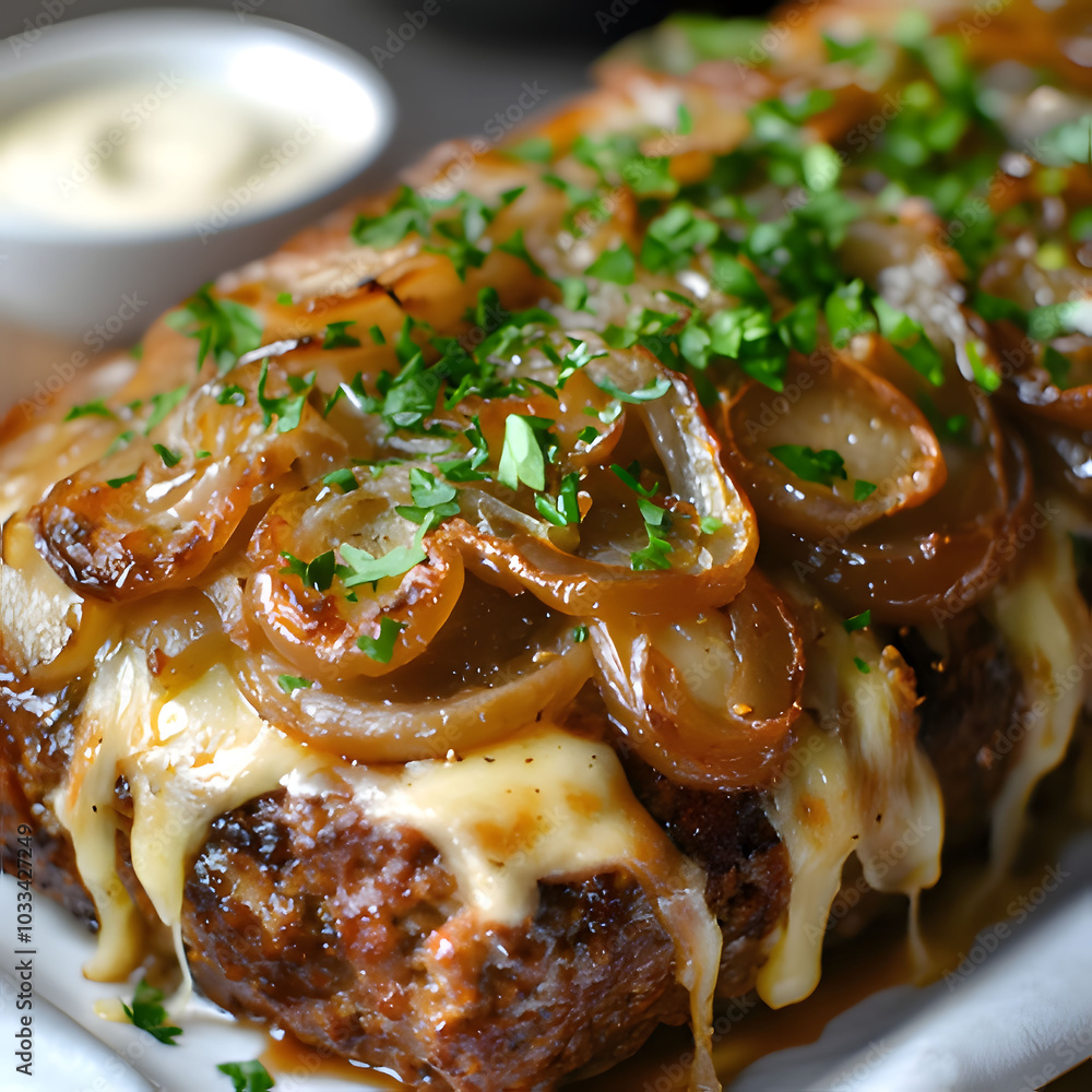 chop with mushrooms. Generative AI