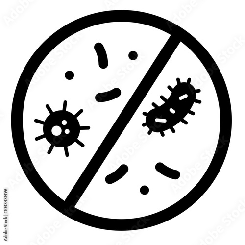 Antibacterial Icon, Medicine, health, Bactery