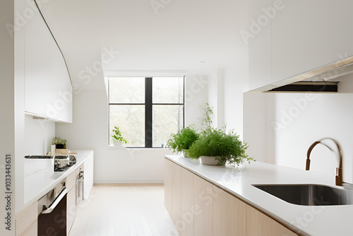 modern kitchen interior