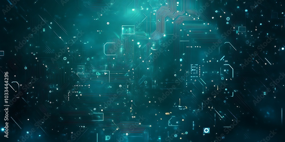 AI artificial intelligence technology microchip background AI artificial intelligence technology microchip background