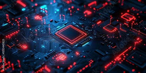 Digital Electrical Board Background