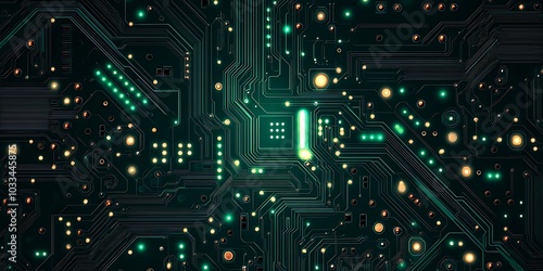 Digital Electrical Board Background