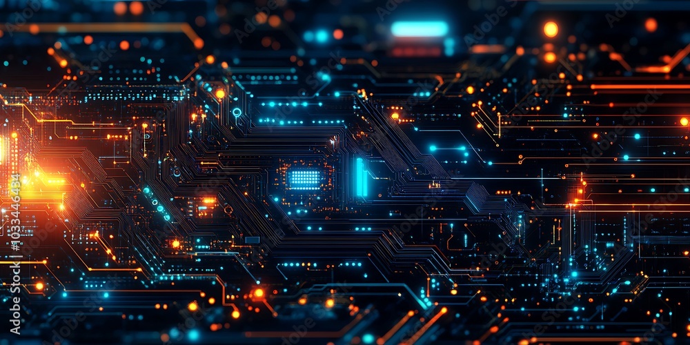 Digital Electrical Board Background Digital Electrical Board Background
