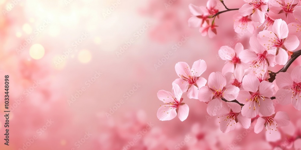 Spring background with sakura flowers. A beautiful season. Spring background with sakura flowers. A beautiful season.