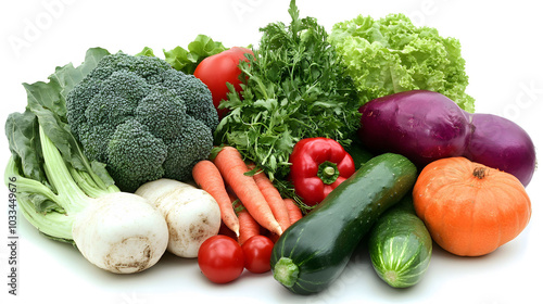 Winter Harvest German Vegetables, vibrant assortment of seasonal produce against a clean white backdrop, showcasing January's agricultural bounty