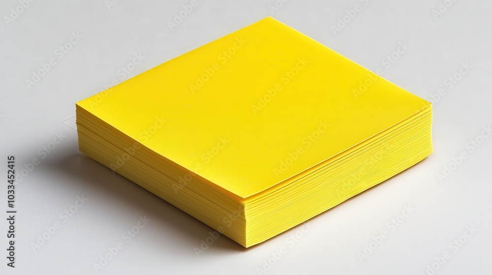 Bright Yellow Sticky Notes for Creative Projects Bright Yellow Sticky Notes for Creative Projects