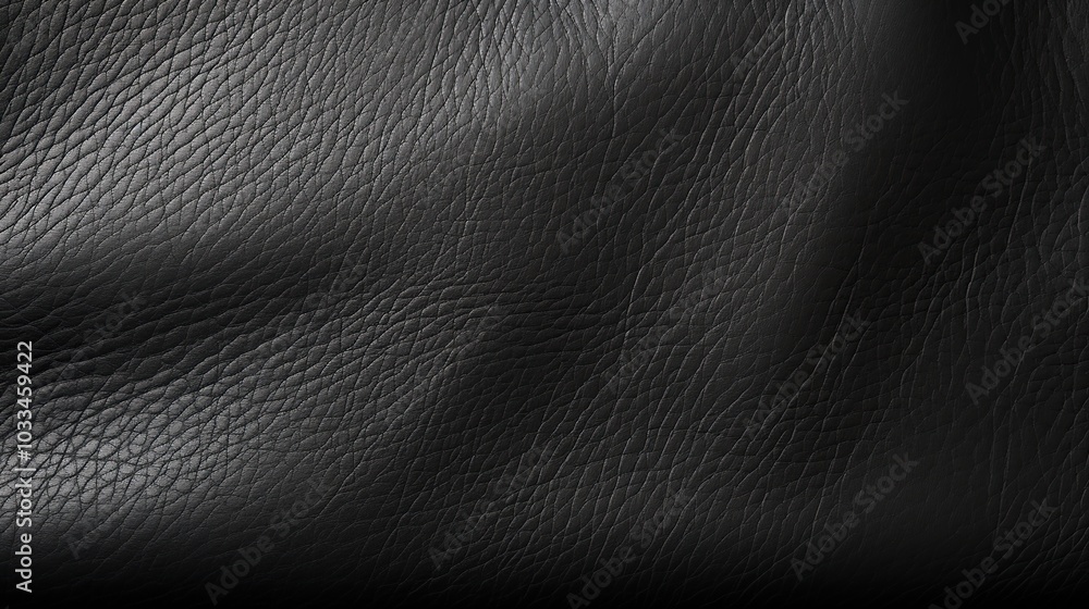 Close-up view of black leather. Smooth And seamless. Clean blank. Close-up view of black leather. Smooth And seamless. Clean blank.