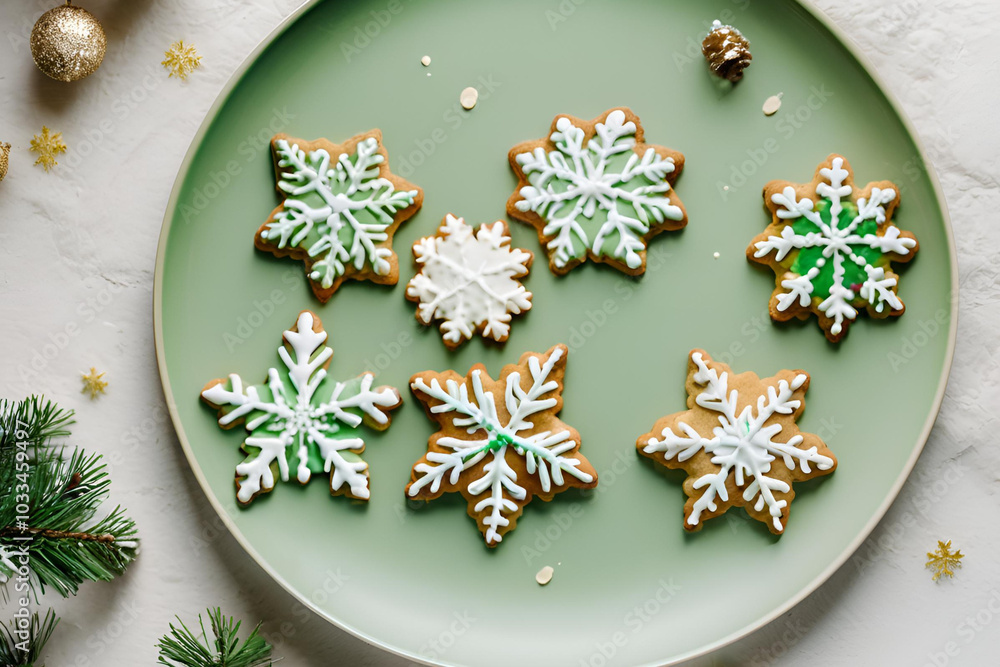 christmas cookies on a wooden background christmas cookies on a wooden background