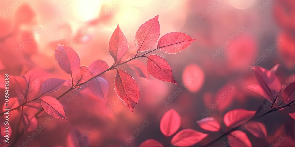 Blurred abstract image of leaves in defocus. Blurred abstract image of leaves in defocus.