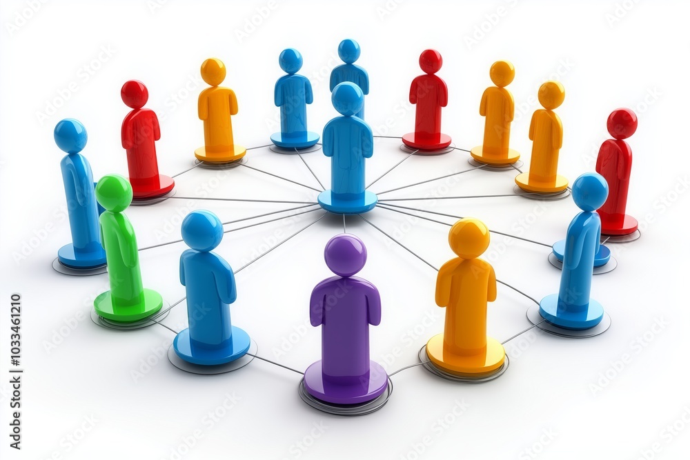 Stakeholder Analysis Network. Illustration of Teamwork and Business Management in an Organisational Stakeholder Analysis Network. Illustration of Teamwork and Business Management in an Organisational