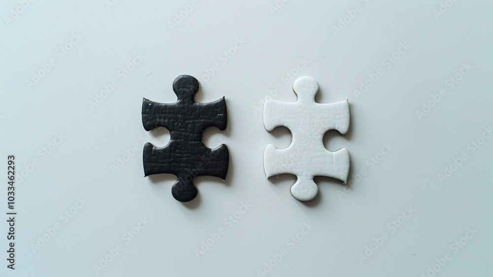 Two halves of the puzzles. Two halves of the puzzles.