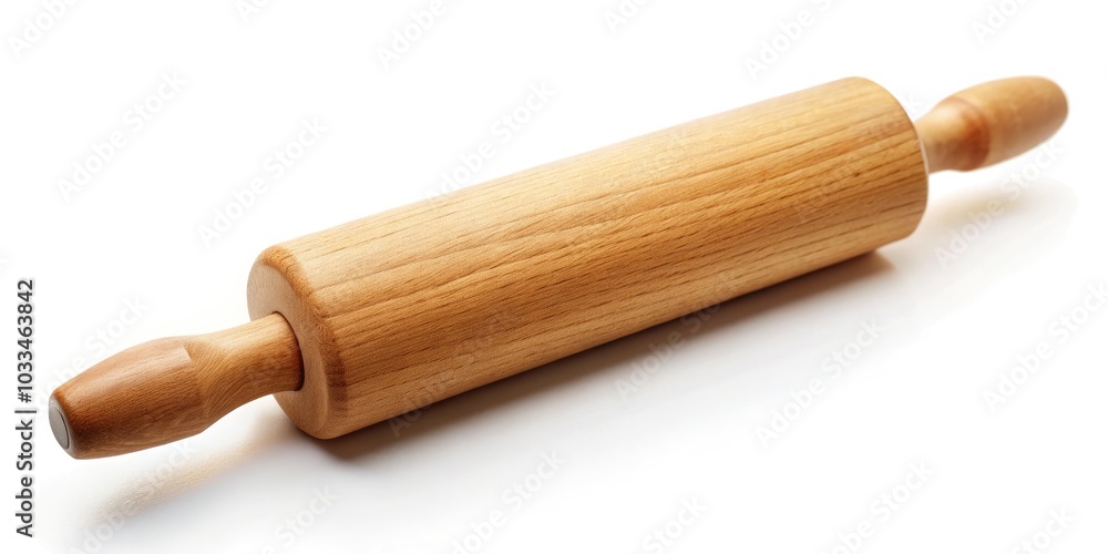 Wooden Rolling Pin in Low Light Photography - Isolated Kitchen Tool for Baking, Culinary Arts, and Food Preparation - Rustic Kitchenware and Baking Accessories Wooden Rolling Pin in Low Light Photography - Isolated Kitchen Tool for Baking, Culinary Arts, and Food Preparation - Rustic Kitchenware and Baking Accessories