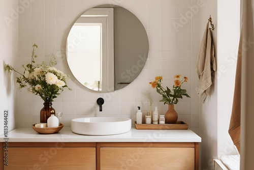 modern bathroom interior