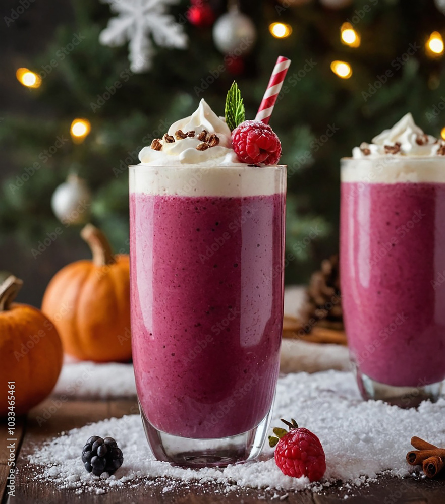 Winter Berry Protein Smoothie Winter Berry Protein Smoothie