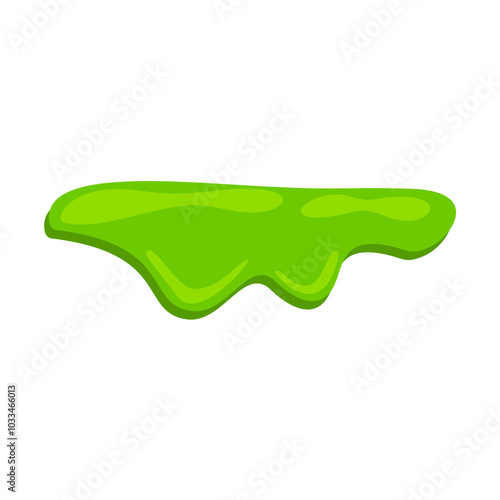 Dripping Green Slime Illustration